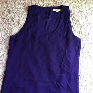 Loft sleeveless blouse